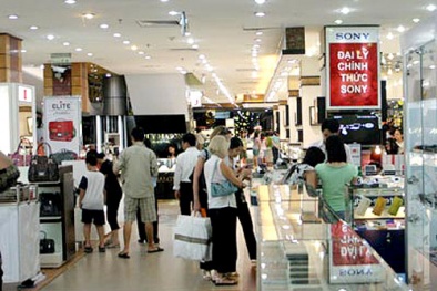 Mặt bằng bán lẻ ở trung tâm thương mại rớt giá